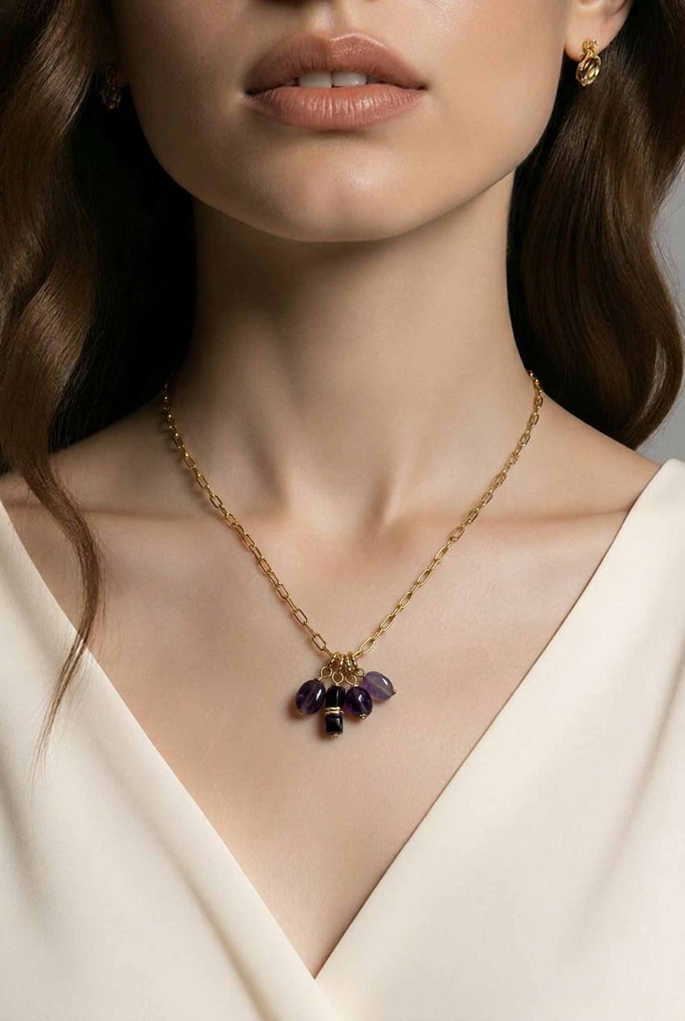 Olivia Necklace Onyx
